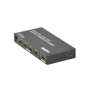 UPORT HDMI 2.0 4K 60Hz Quad Multi Viewer 4 In 1 Out, 4-Port HDMI Multiviewer with 8 Viewing Modes & IR Remote