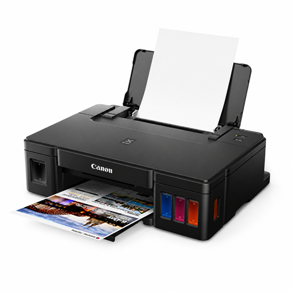 Canon PIXMA MegaTank G1010 Single Function Ink Tank Colour Printer(Black).