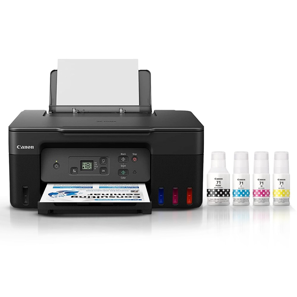 Canon PIXMA MegaTank G2770 Wired All in One Inktank Colour Printer with 2 Years Standard Warranty