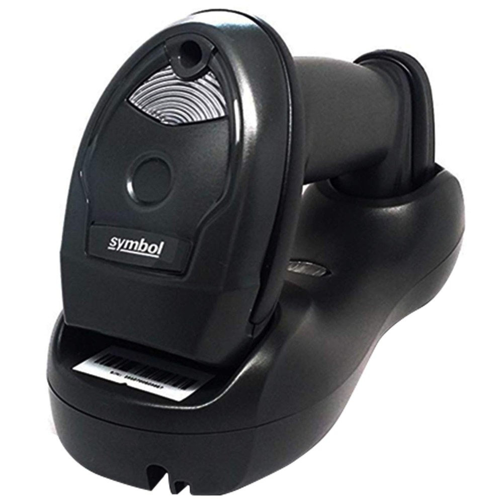 Zebra LI4278 Cordless Handheld 1D Barcode Scanner Bluetooth Black Imager with Cradle and USB Cord Screen Code Reader, Black (LI4278-TRBU0100ZY)