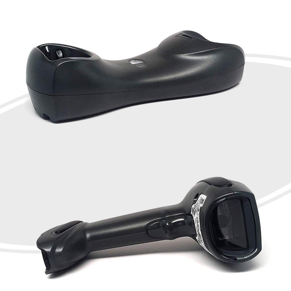 Zebra LI4278 Cordless Handheld 1D Barcode Scanner Bluetooth Black Imager with Cradle and USB Cord Screen Code Reader, Black (LI4278-TRBU0100ZY)