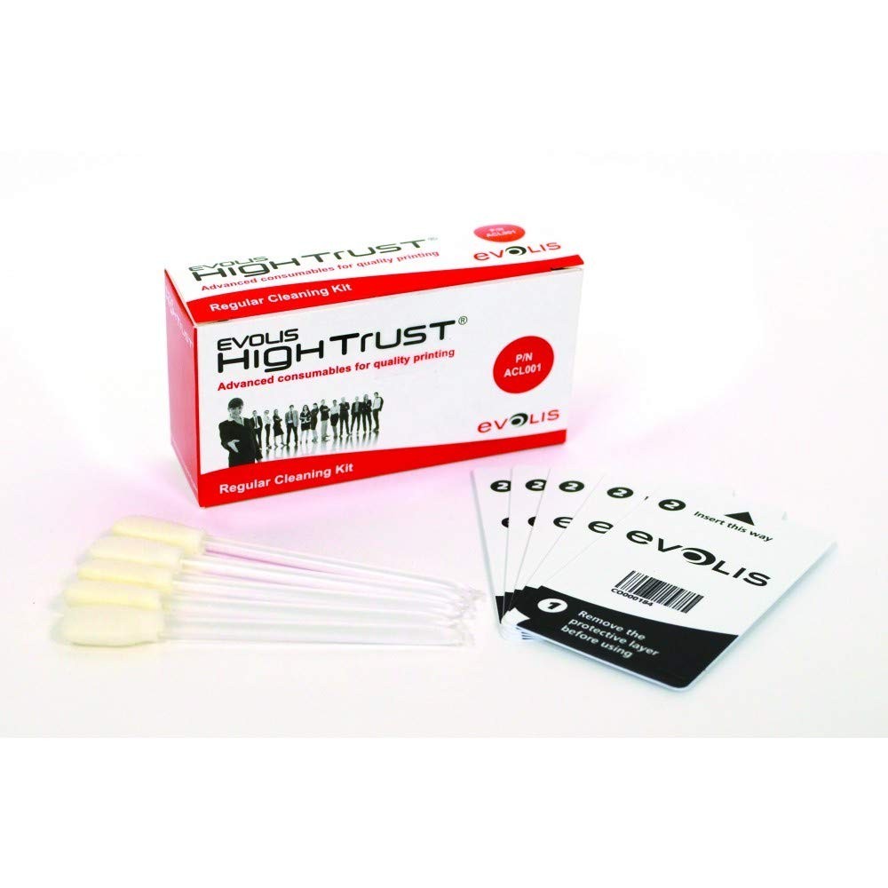 Evolis High Trust Regular Cleaning Kit ACL001 for ID Card Printers