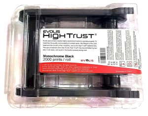 Evolis Black Monochrome Ribbon – 2,000 Prints | 1 Roll | Genuine ID Card Printer Ribbon