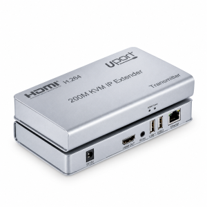 UPORT HDMI KVM Extender 200M Over IP Ethernet, HDMI over CAT6/CAT7 Transmitter & Receiver, Full HD 1080P, 4K@30Hz Support, HDMI Audio, HDCP, 3D, Long Distance Extender for PC, DVR, DVD, PS4, Set-Top Box & Monitor