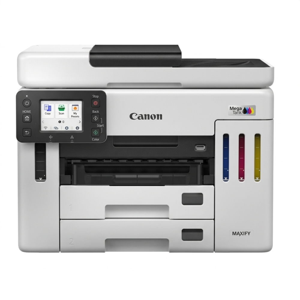 Canon MAXIFY GX7170 A4 Wi-Fi All-In-One Colour Ink Tank Photo Copier Machine Printer with ADF, Duplex & Fax