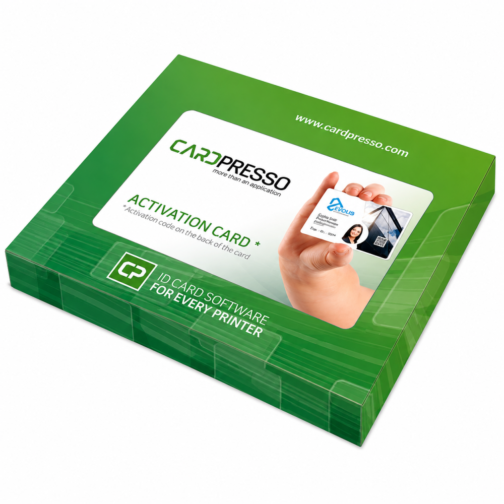 Evolis CardPresso XXS Edition ID Card Software for Windows & Mac | Entry-Level Card Design & Printing Software