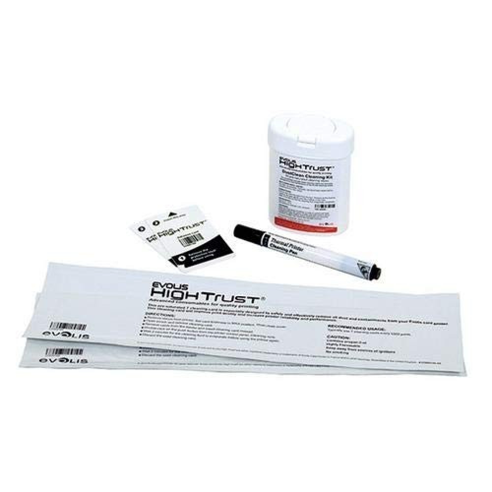 Evolis ACL002 Advanced Cleaning Kit (Pack of 6 Pieces) | Genuine OEM Cleaning Kit for Evolis ID Card Printers