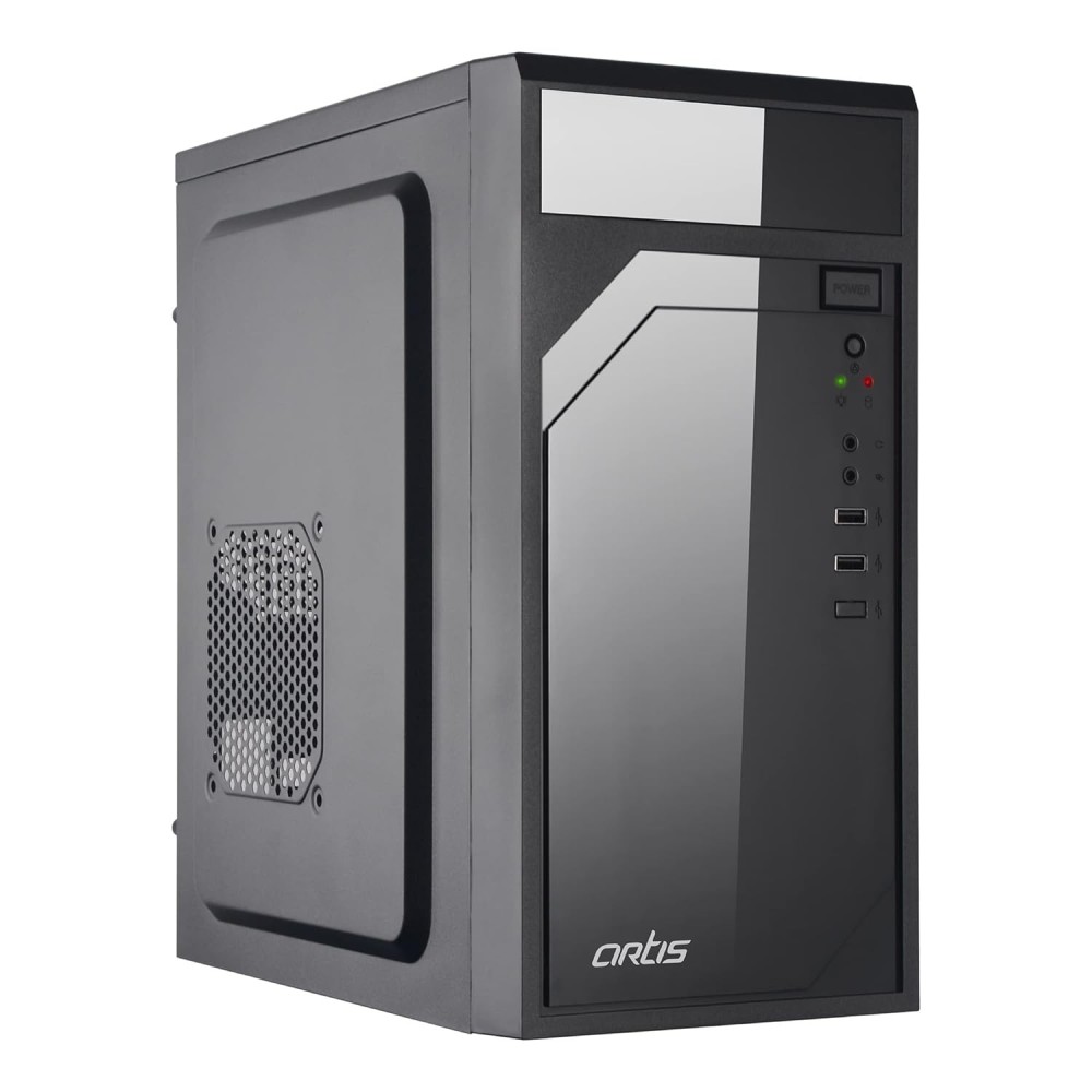 Artis 2620 2.0 C Computer Cabinet Support Micro ATX Motherboard, 1 x 80mm Fan with 400W Power Supply