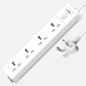 Artis AR-4SS 4 Universal Sockets with Single Switch & Child Safe Shutter Protection
