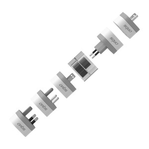 Artis UV500 Universal Travel Converter Plugs Pack of 5 Compatible to US/UK/SA/EU/AU Worldwide Adaptor