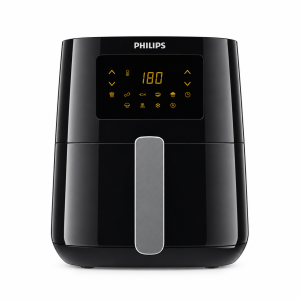 Philips Essential Air Fryer HD9252/70 | 4.1L Digital Air Fryer with Rapid Air Technology, 7 Presets Touch Screen, Up to 90% Less Fat - (Black)