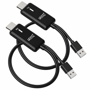 UPORT Wireless HDMI Extender 50M/60M, 4K 30Hz & 1080P HDMI Transmitter Receiver, HDMI 2.0, USB Powered, Wireless HDMI Extender with IR Support