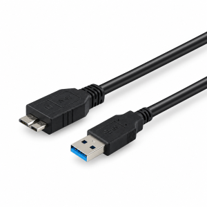 UPORT USB 3.0 to SATA HDD Cable 0.5M, 2.5 Inch HDD SSD Adapter, High-Speed 5Gbps Data Transfer, Plug & Play, USB 2.0/1.1 Compatible - (Black)