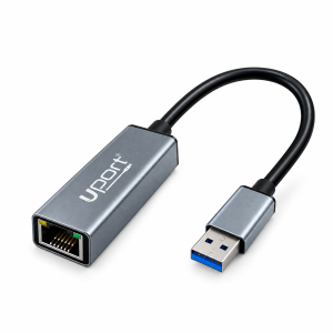 UPORT USB 3.0 to RJ45 Gigabit Ethernet LAN Adapter, USB to Ethernet Network Adapter Up to 10/100/1000 Mbps, Compatible with Windows 11/10, Mac OS 10.9+, Chrome OS & Linux, USB 3.0 LAN Adapter