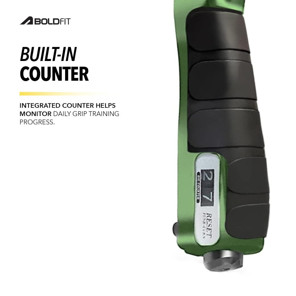 Boldfit Adjustable Hand Grip Strengthener, Hand Gripper With Counter for Men & Women