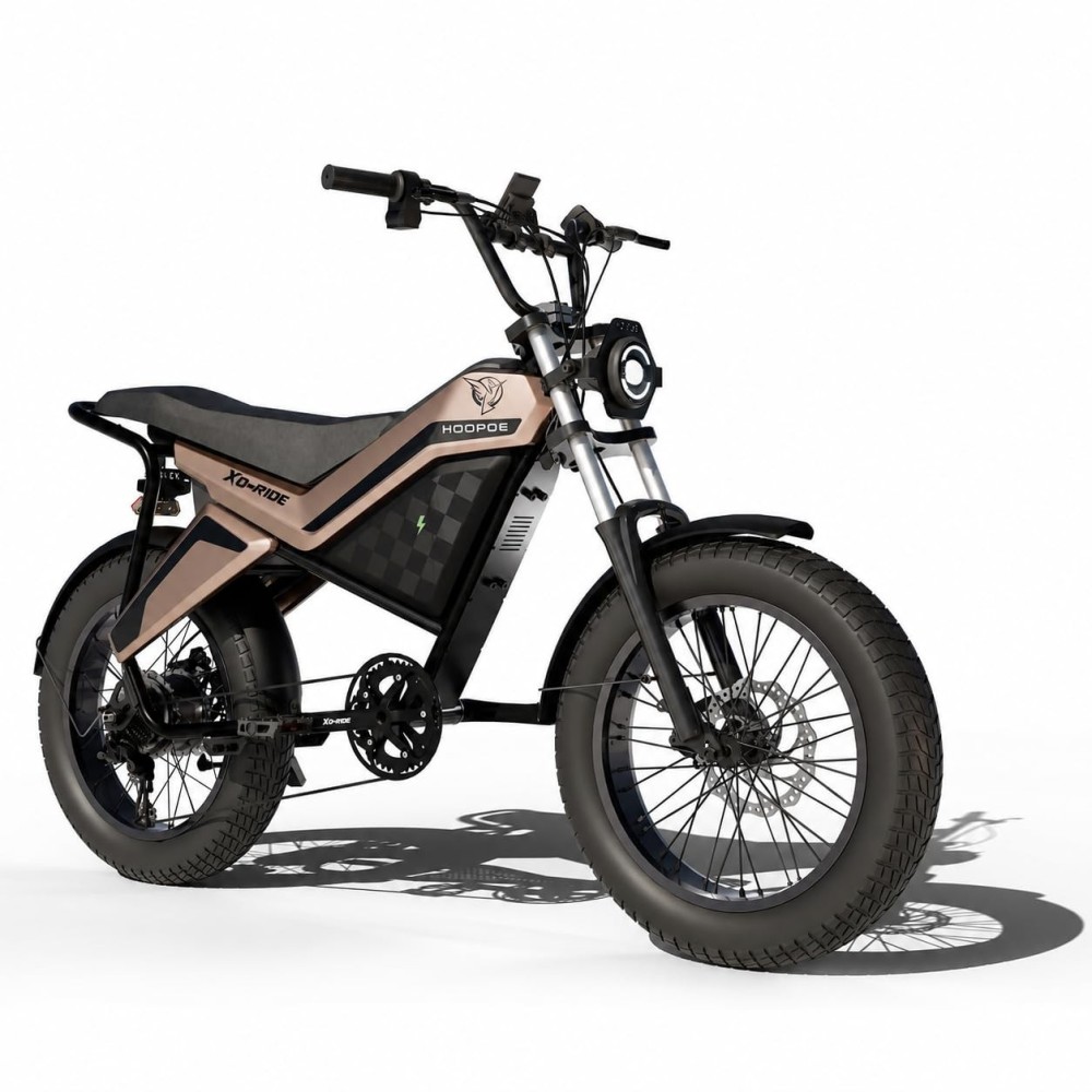 XO-Ride Conqueror Electric Cycle – 250W | 36V 15Ah | Shimano 7-Speed | Rose Gold
