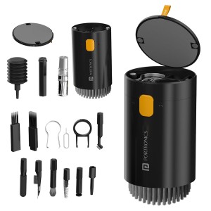 Portronics Clean G 20-in-1 Multipurpose Device Cleaning Kit for Laptop, Smartphone, Keyboard, Desktop & Earphones, Complete Electronics Cleaning Tool Set – (Black)