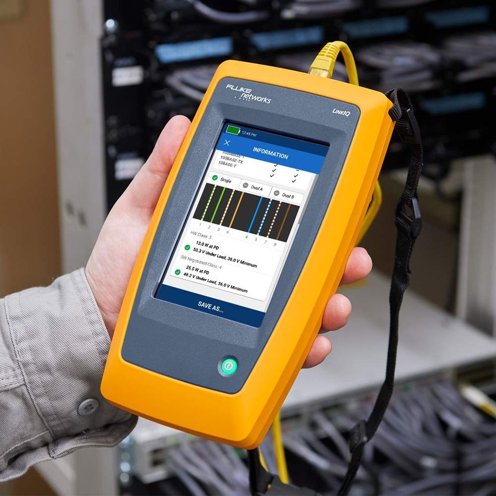 Fluke Networks LIQ-KIT LinkIQ Cable and Network Tester Kit Ethernet Cable Tester Network Connectivity Tester