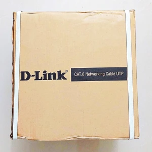 D-Link LAN Cable 305 m NCB-C6UGRYR-305 (Compatible with RJ45 CAT 6 LAN, Grey)