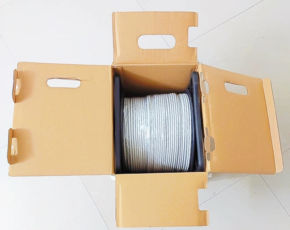 D-Link LAN Cable 305 m NCB-C6UGRYR-305 (Compatible with RJ45 CAT 6 LAN, Grey)