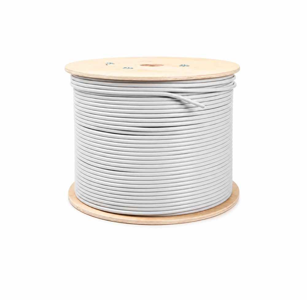 D-Link LAN Cable 305 m NCB-C6UGRYR-305 (Compatible with RJ45 CAT 6 LAN, Grey)
