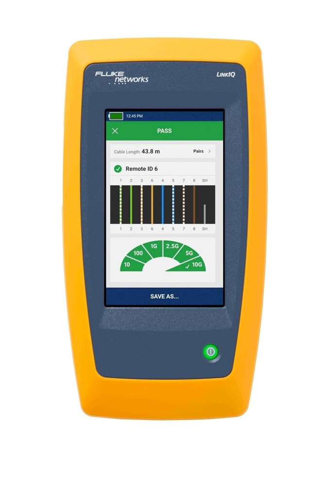 Fluke Networks LIQ-100 LinkIQ Cable + Network Tester