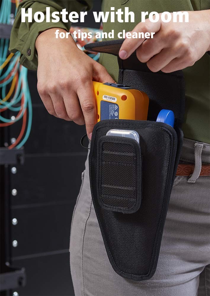 Fluke Networks FI-3000 Fiber Inspector Pro Inspection Camera | MPO Live View | Automated Pass/Fail | iPhone, Android & Versiv Compatible