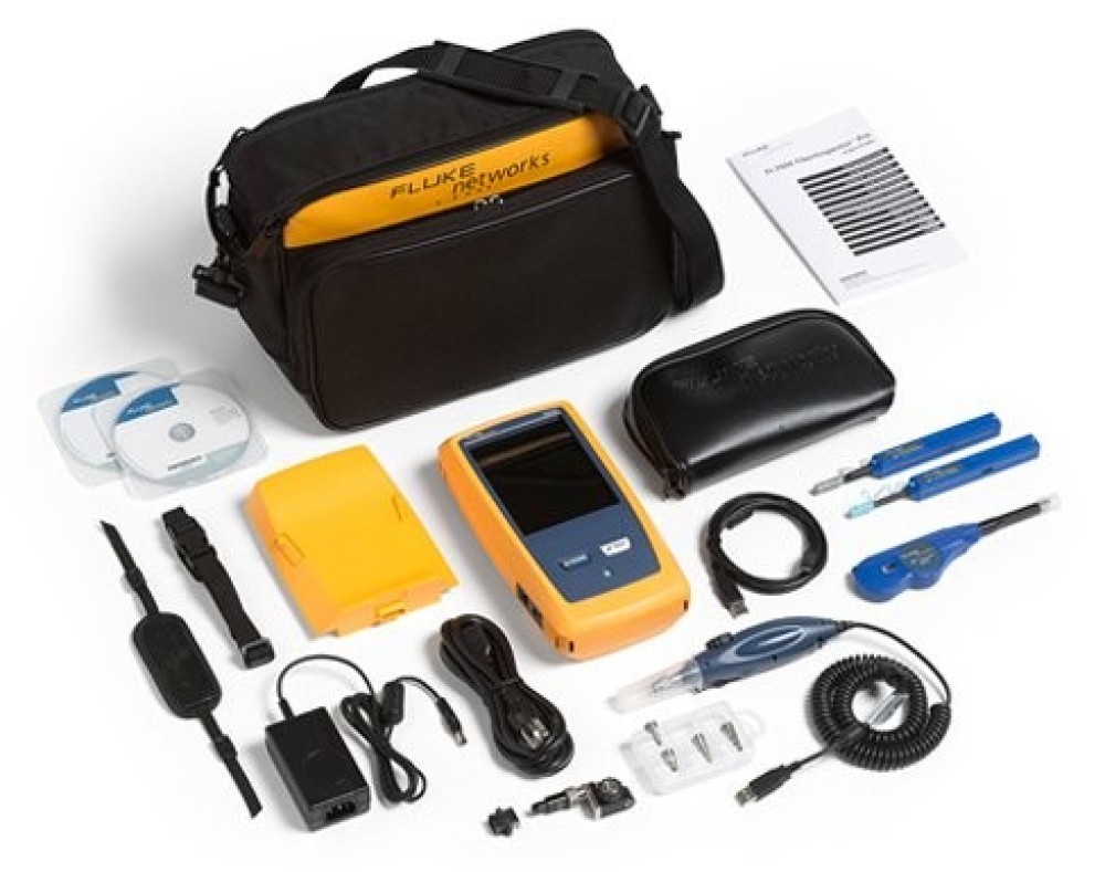 Fluke Networks FI-7000 FiberInspector™ Pro Fiber Optic Inspection Camera | Automated Fiber End Face Tester