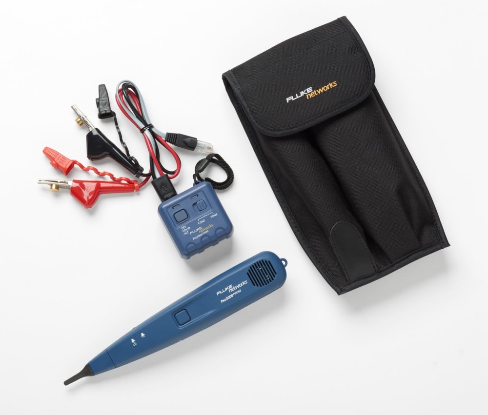 Fluke Pro3000 Tone Generator with Probe Kit | Battery Powered Network Cable Wire Tracer Tester