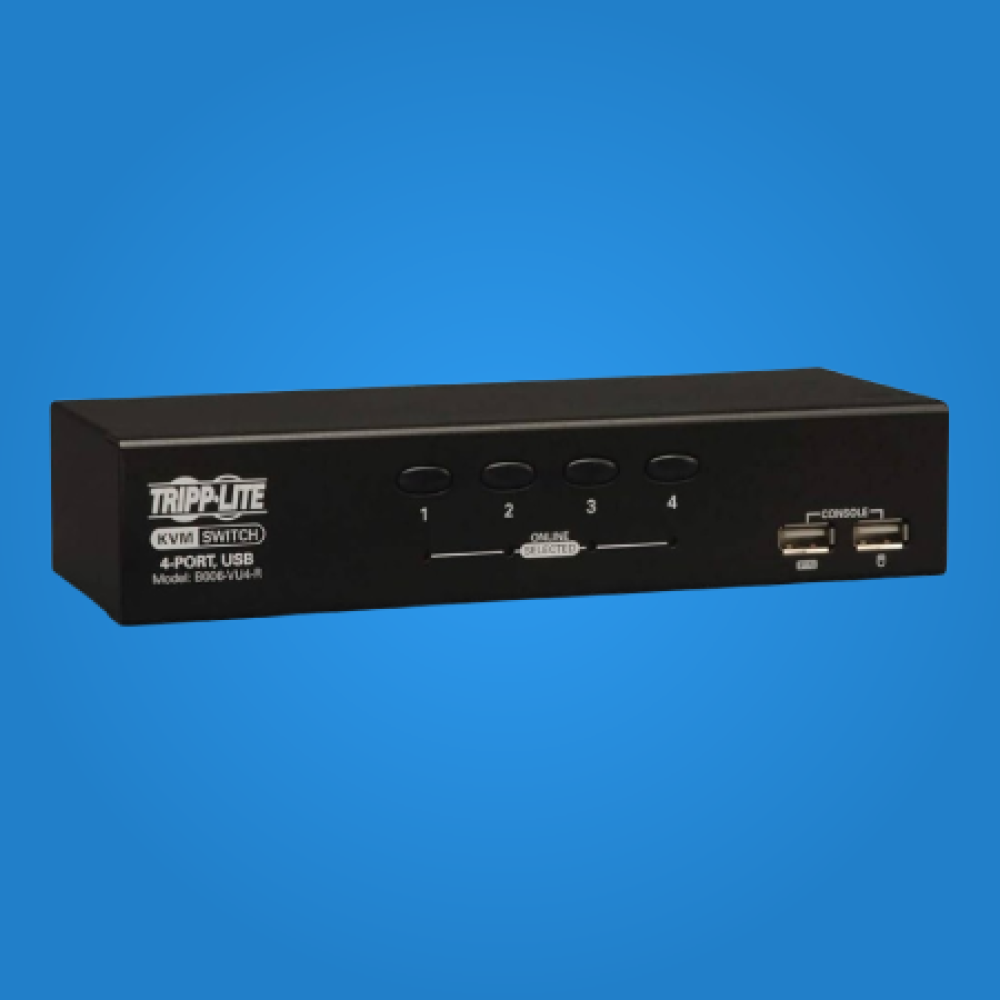 Tripp Lite by Eaton B006-VU4-R 4-Port Desktop USB KVM Switch
