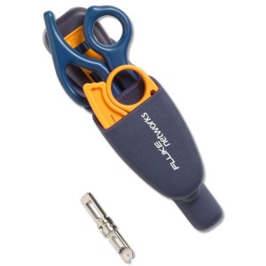 Fluke Networks Pro Tool Kit IS50 | Professional Punch Down Tool for Network & Telecom Cable Installation