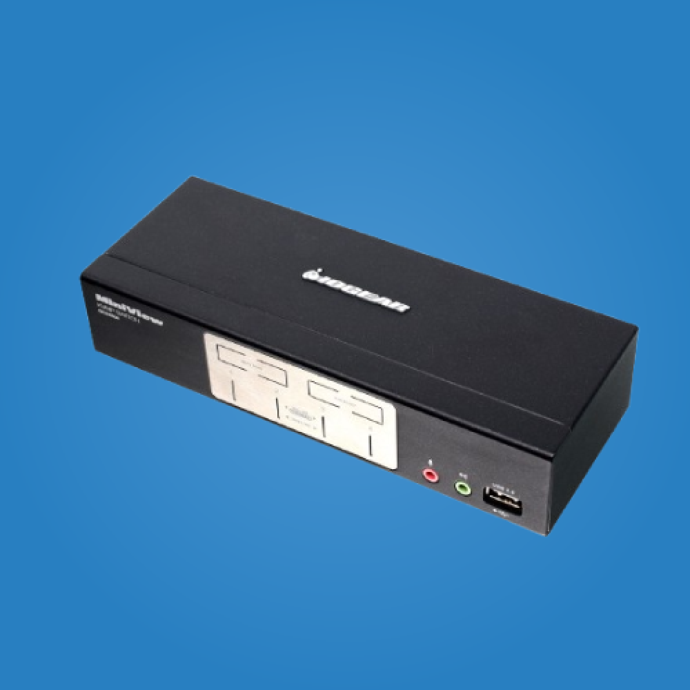 IOGEAR GCS1804 4-Port USB 2.0 KVMP Switch with USB Hub & Audio