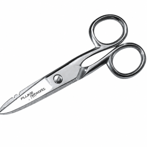 Fluke Networks 44500-000 Electrician's Snips Cable Cutting & Stripping Tool | Professional Electrician Scissors