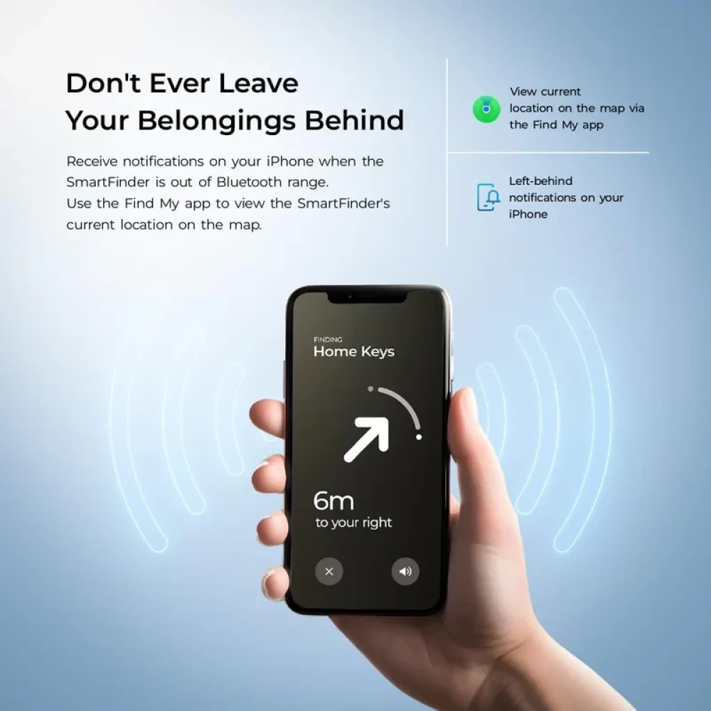 Digitek® SmartFinder(DSF 001) Wireless Bluetooth Anti-Lost Anti-Theft Alarm Device Tracker Work with iOS Devices.