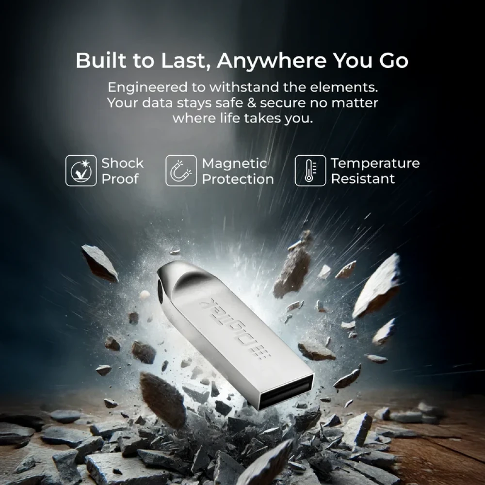 Digitek® USB 2.0 U Disk Flash Drive, High Speed Read & Write Pen Drive, Magnetic, X-Ray & Temperature Resistant, Compatible with Windows & Mac OS.