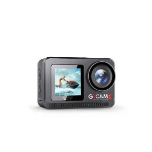 Digitek® (DAC 201) 8K Ultra HD Waterproof Action Camera with Accesories Kit & Front & Rear Screen, 64MP Interpolated, 2x Batteries, Support 128GB TF Card, For Helmet/Travel/Riding/Sports/Adventure Shoot