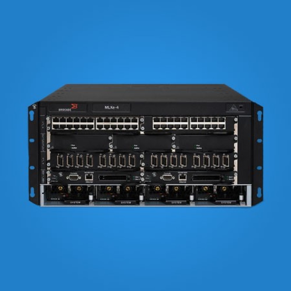 Brocade MLXe-4 BR-MLXE-4-MR2-M-AC Extreme Router