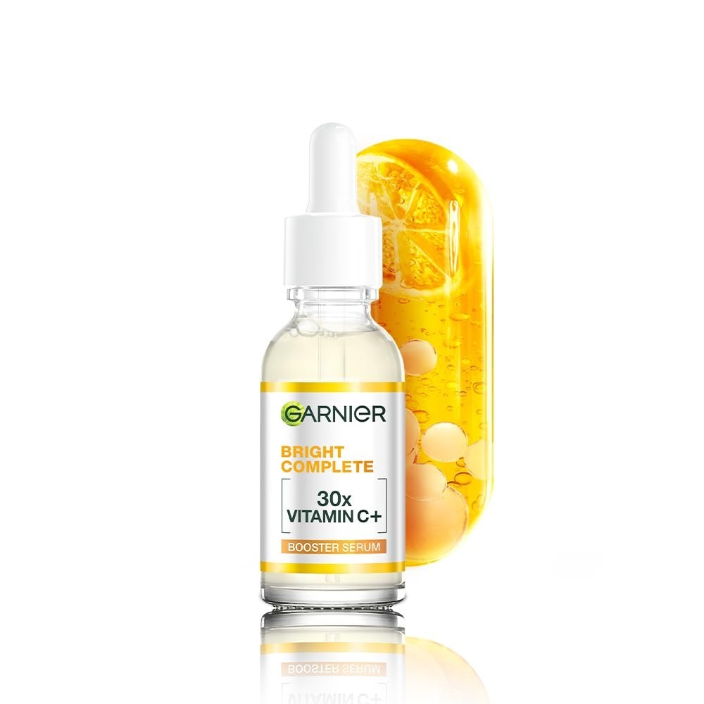Garnier Vitamin C + Face Serum for Skin Brightening & Anti-Dark Spots, 30ml