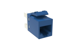 CommScope 1375055-6 SL110-6-BL Cat6 RJ45 Modular Jack Unshielded Keystone Jack Blue