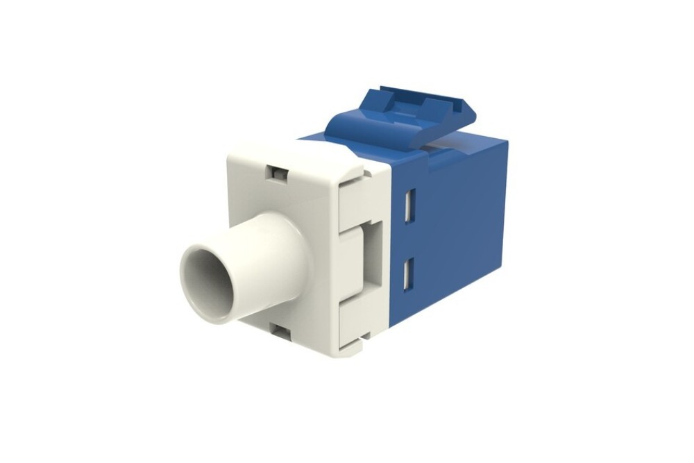 CommScope 1375055-6 SL110-6-BL Cat6 RJ45 Modular Jack Unshielded Keystone Jack Blue