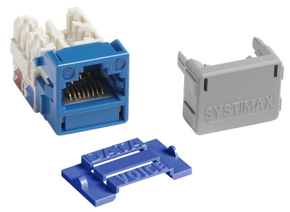 CommScope SYSTIMAX MGS400-318 Cat6 UTP Keystone Jack Information Outlet Blue – Part No. 700206758