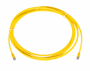 CommScope NETCONNECT Cat6 RJ45 U/UTP Patch Cord LSZH Yellow 2 Meter Ethernet LAN Cable | NPC06VZDB-YL002M