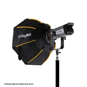 Digitek® (DSB 65 Bowens) Octagon Softbox with Bowens Mount, Lightweight & Portable Soft Box Comes with Diffuser Sheets | Carrying Case. DSB-65 Bowens