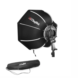 Digitek® (DSBH 055) Lightweight & Portable Soft Box Comes with S2 Type Bracket & 2 Diffuser Sheets | Carrying Case | Compatible with All Flash Speedlights