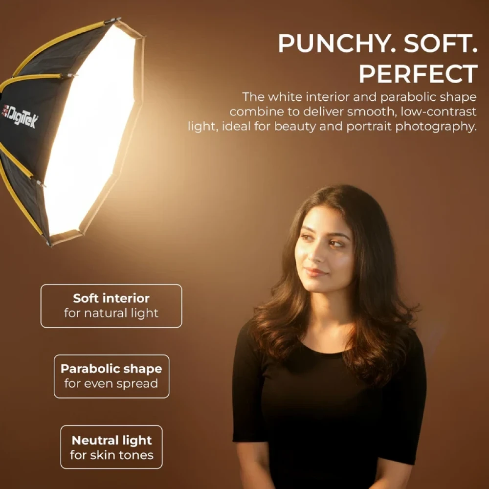 Digitek® (DSB 60cm Mini) 60cm Softbox with Mini Bowens Mount