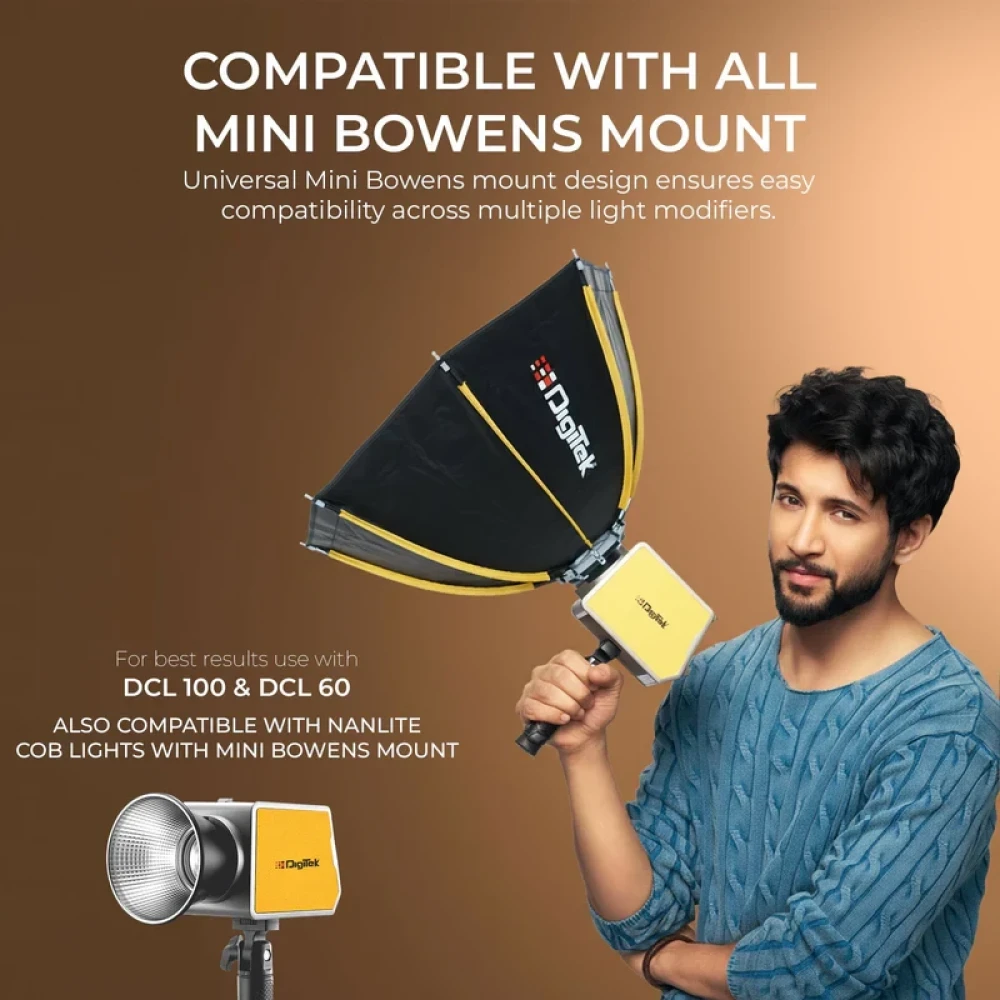 Digitek® (DSB 60cm Mini) 60cm Softbox with Mini Bowens Mount