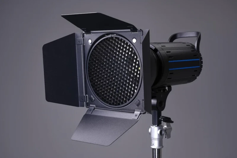 Digitek® (DBR 055) Bowens Reflector with Barndoor Combo Universally Compatible with All Flash Speedlites