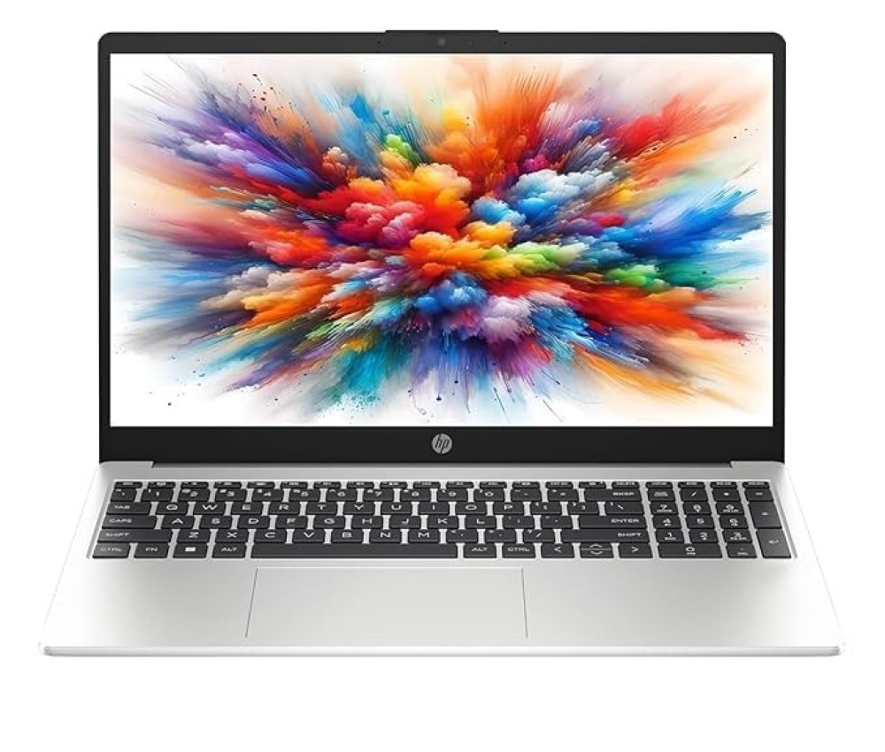 HP 250R G10 Business Laptop 15.6-Inch FHD IPS Display with Intel Core 3-100U Processor, 8GB DDR4 RAM, 512GB NVMe SSD, Intel Graphics, Turbo Silver