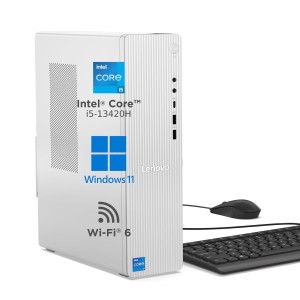 Lenovo IdeaCentre Tower 13th Gen Core i5-13420H (8GB RAM/512GB SSD/Integrated Intel UHD Graphics/Windows 11/WiFi 6/Bluetooth 5.2/USB Calliope Keyboard & Mouse/3Yr Warranty)