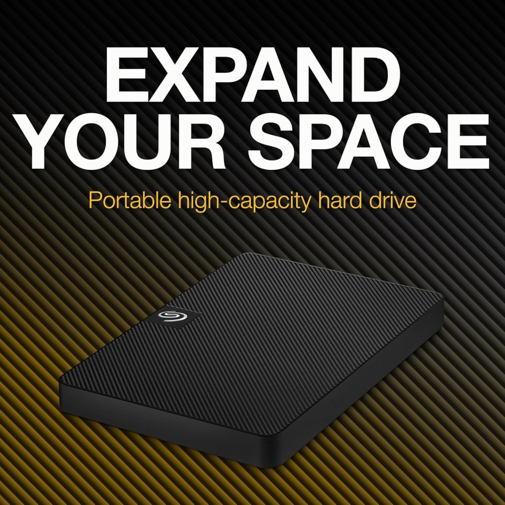 Seagate Expansion 2TB External HDD USB 3.0 Portable Hard Drive for Windows & Mac | 3-Year Data Recovery (STKM2000400)